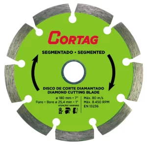 003324 Disco Diamantado Segmentado 7'' 180mm