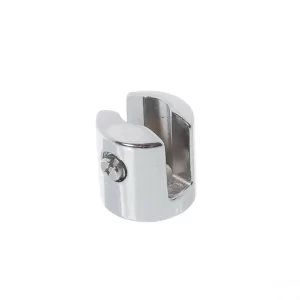 002292 Suporte Prateleira Fenda Vidro Cromado