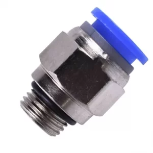007469 CONEXAO RETA TUBO PU ROSCA MACHO 1/4 BSP