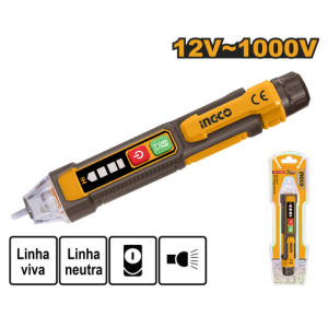 008421DETECTOR DE TENSAO SEM CONTATO INGCO 12V 1000V-VD100091